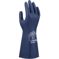 Gants r&eacute;sistants aux produits chimiques CN750, Taille Petit/7, 13" lo, Nitrile, 18 mils R.M.G. Prévention