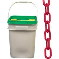 Chaîne de s&eacute;curit&eacute; en plastique robuste, Rouge R.M.G. Prévention