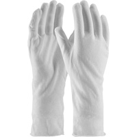 Gants d'inspection de qualit&eacute; sup&eacute;rieure CleanTeam, Coton, Poignet Non ourl&eacute;, Taille unique R.M.G. Prévention
