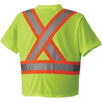 6989 Traffic Micro Mesh T-Shirt, X-Small, High Visibility Lime-Yellow R.M.G. Prévention