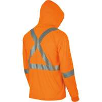6964 Bird's-Eye Safety Hoodie, Small, High Visibility Orange R.M.G. Prévention