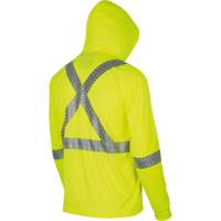 6965 Bird's-Eye Safety Hoodie, Small, High Visibility Lime-Yellow R.M.G. Prévention