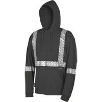 6966 Bird's-Eye Safety Hoodie, Small, Black R.M.G. Prévention
