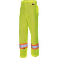 5670 Pantalon de s&eacute;curit&eacute; routi&egrave;re, Polyester, 2T-petit/T-petit, Jaune lime haute visibilit&eacute; R.M.G. Prévention