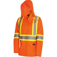 5626W The Rock Women's 300D  Quilted Safety Parka, Polyester/Polyurethane, High Visibility Orange, X-Small R.M.G. Prévention