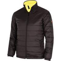 5771 Waterproof Reversible Safety Jacket, Polyester/Polyurethane, High Visibility Lime-Yellow, Small R.M.G. Prévention