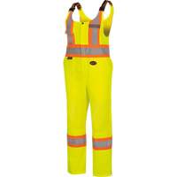6000W Women's High-Visibility Traffic Safety Overalls, Polyester, X-Small, High Visibility Lime-Yellow R.M.G. Prévention