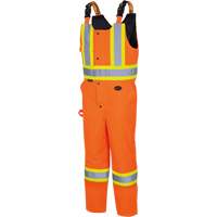5040 Waterpoof Quilted Safety Overalls, Polyester, Small, High Visibility Orange R.M.G. Prévention