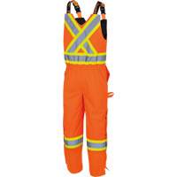5040 Waterpoof Quilted Safety Overalls, Polyester, Small, High Visibility Orange R.M.G. Prévention