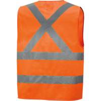 6885 High-Visibility Tricot Safety Vest, High Visibility Orange, Small, Polyester R.M.G. Prévention