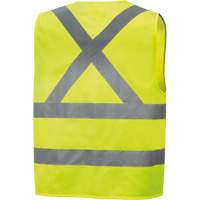 6886 High-Visibility Tricot Safety Vest, High Visibility Lime-Yellow, Small, Polyester R.M.G. Prévention