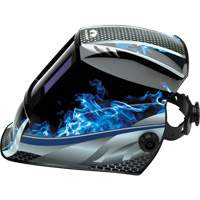 Casque de soudeur autonoircissant Leadhead, 3,8" lo x 3,4" la Champ de vision, Teinte 9 - 13 R.M.G. Prévention