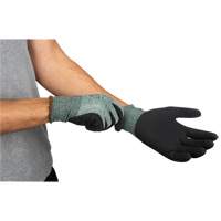 Gants &eacute;cologiques enduits &agrave; prise cr&ecirc;p&eacute;e, 9, R&ecirc;vetement Mousse de latex, Calibre 15, Enveloppe en Nylon/rPET R.M.G. Prévention