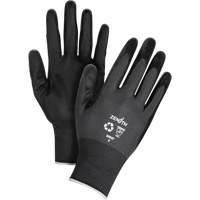 Gants &eacute;cologiques enduits et perm&eacute;ables &agrave; l'air, 9, R&ecirc;vetement Mousse de nitrile, Calibre 21, Enveloppe en Nylon/rPET R.M.G. Prévention