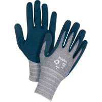 Gants &eacute;cologiques enduits et l&eacute;gers, 9, R&ecirc;vetement Mousse de nitrile, Calibre 15, Enveloppe en Polyester/rPET R.M.G. Prévention