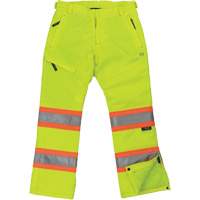 Womens Insulated Flex Safety Pant, Polyester, X-Small, High Visibility Lime-Yellow R.M.G. Prévention