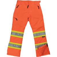 Womens Insulated Flex Safety Pant, Polyester, X-Small, High Visibility Orange R.M.G. Prévention