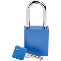 Lockout Padlock, Safety Padlock, Keyed Different, Aluminum, 1-1/2" Width R.M.G. Prévention