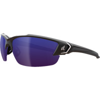 Khor G2 Safety Glasses, Blue Mirror Lens, Anti-Scratch/Polarized, ANSI Z87+/MCEPS GL-PD 10-12/Meets/Exceeds CSA Z94.3 R.M.G. Prévention