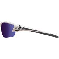 Khor G2 Safety Glasses, Blue Mirror Lens, Anti-Scratch/Polarized, ANSI Z87+/MCEPS GL-PD 10-12/Meets/Exceeds CSA Z94.3 R.M.G. Prévention