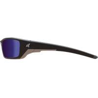Reclus Safety Glasses, Blue Mirror Lens, Anti-Scratch, ANSI Z87+/MCEPS GL-PD 10-12/Meets/Exceeds CSA Z94.3 R.M.G. Prévention