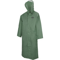 Manteau long avec capuchon d&eacute;tachable Hurricane 851, Petit, Vert R.M.G. Prévention