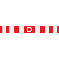 Panneau D canadien pour le transport lourd, Bois, 96" la x 12" h R.M.G. Prévention