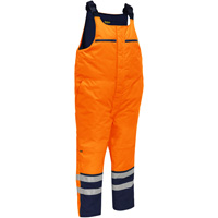 Salopette pour le froid extr&ecirc;me Bisley, Polyester, Petit, Orange haute visibilit&eacute; R.M.G. Prévention
