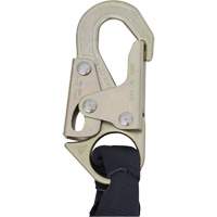 SA-5200-2.5 Shock Absorbing Lanyard, 2.5', Snap Hook Center, Snap Hook Leg Ends, Polyester R.M.G. Prévention