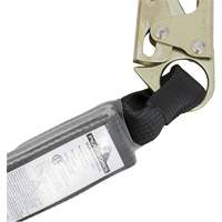 SA-5200-2.5 Shock Absorbing Lanyard, 2.5', Snap Hook Center, Snap Hook Leg Ends, Polyester R.M.G. Prévention