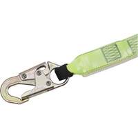 SA-6402-4 Shock Absorbing Lanyard, 4', Form Hook Center, Snap Hook Leg Ends, Polyester R.M.G. Prévention