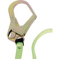SA-54022-4 Shock Absorbing Lanyard, 4', Form Hook Center, Snap Hook Leg Ends, Polyester R.M.G. Prévention