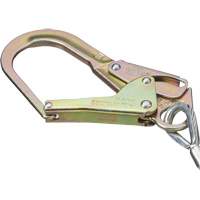 SA-5502-6 Shock Absorbing Lanyard, 6', Form Hook Center, Snap Hook Leg Ends, Galvanized Steel R.M.G. Prévention