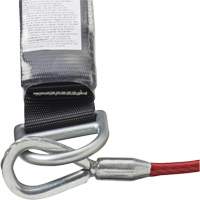 SA-5502-6 Shock Absorbing Lanyard, 6', Form Hook Center, Snap Hook Leg Ends, Galvanized Steel R.M.G. Prévention