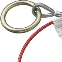 AS-21210-6 6' Cable Anchor with Snap Hook & O-Ring, Sling, Temporary Use R.M.G. Prévention