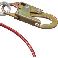 AS-21210-6 6' Cable Anchor with Snap Hook & O-Ring, Sling, Temporary Use R.M.G. Prévention