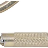 CP-04011-1 Mousqueton zingu&eacute; avec ouverte de portique de 2", Acier R.M.G. Prévention