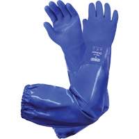 Integra 77-395 Triple-Dipped Chemical-Resistant Gloves, Size 8, 28" L, PVC, Cotton Inner Lining R.M.G. Prévention