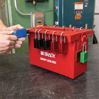Velocity Plus Safety Lockout Padlock, Orange, Keyed Alike, Aluminum, 1-1/2" Width R.M.G. Prévention