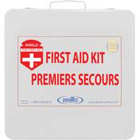 Shield First Aid Kit, Meets/Exceeds CSA Z1220-24 Type 2 Low-Risk Environment, Medium (26-50 Workers) R.M.G. Prévention