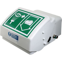 Douche oculaire/faciale, Installation Montage mural, Bol Plastique R.M.G. Prévention