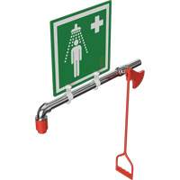 Douche de rinçage, Montage sur canalisation circulaire R.M.G. Prévention