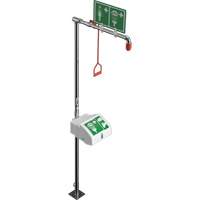 Douche combin&eacute;e avec cuvette ferm&eacute;e en ABS et entr&eacute;e inf&eacute;rieure, Socle R.M.G. Prévention