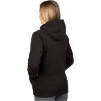 M12 Heated Hoodie with Battery, Women's, Medium, Black, Poly-Cotton R.M.G. Prévention