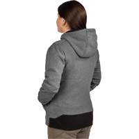M12 Heated Hoodie with Battery, Women's, Medium, Grey, Poly-Cotton R.M.G. Prévention