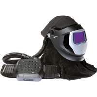 Ensemble de mise &agrave; niveau du syst&egrave;me de respirateur &agrave; &eacute;puration d'air propuls&eacute; Adflo avec casque Versaflo de la s&eacute;rie M et &eacute;cran de soudage Speedglas, Masque de soudage, Pile Lithium-ion R.M.G. Prévention