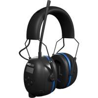 Black & Blue Air Defender AM/FM BT Earmuffs, Headband Style, 25 dB R.M.G. Prévention