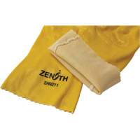 Rough-Finish Chemical-Resistant Gloves, Size 9, 12" L, PVC, Interlock Inner Lining, 47-mil R.M.G. Prévention