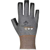 Ultra-Thin Open-Finger Gloves, Size 5, 21 Gauge, Nitrile Coated, TenActiv Shell, ASTM ANSI Level A9 R.M.G. Prévention