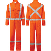 Combinaison FR Bizflame 88/12 Iona 7 oz. FR510, Taille 36, Orange R.M.G. Prévention